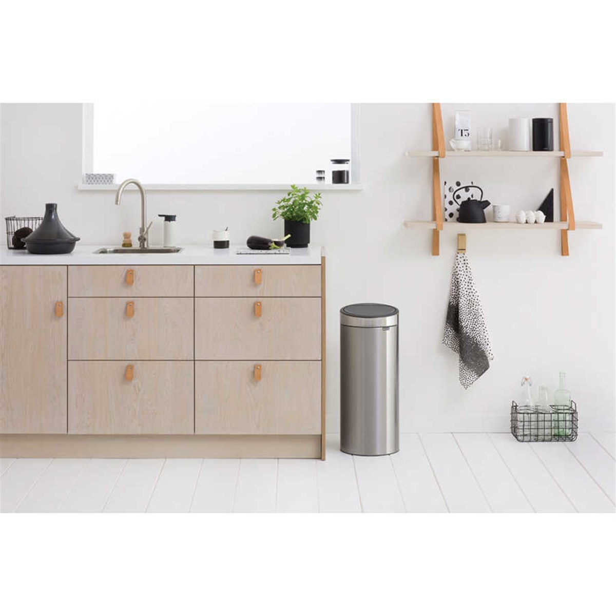 Brabantia Fpp Matt Steel New Dokunmatik Çöp Kutusu 30L