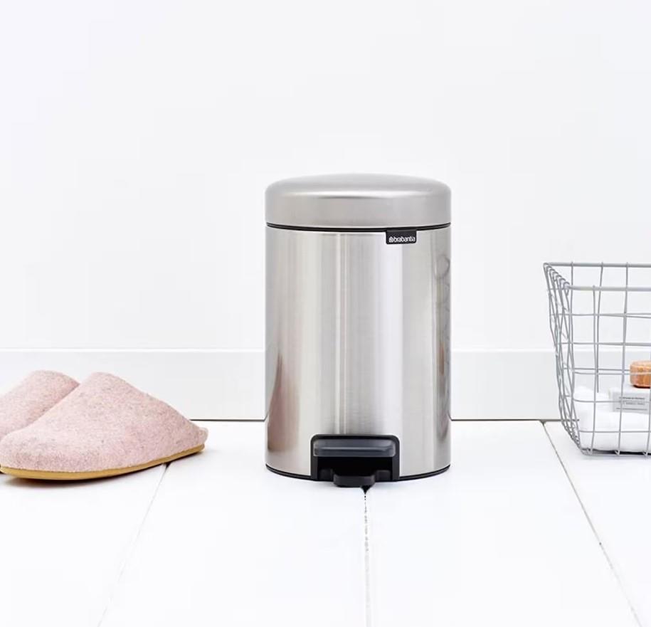 Brabantia Newicon FPP Matt Steel Pedallı Çöp Kutusu 3L