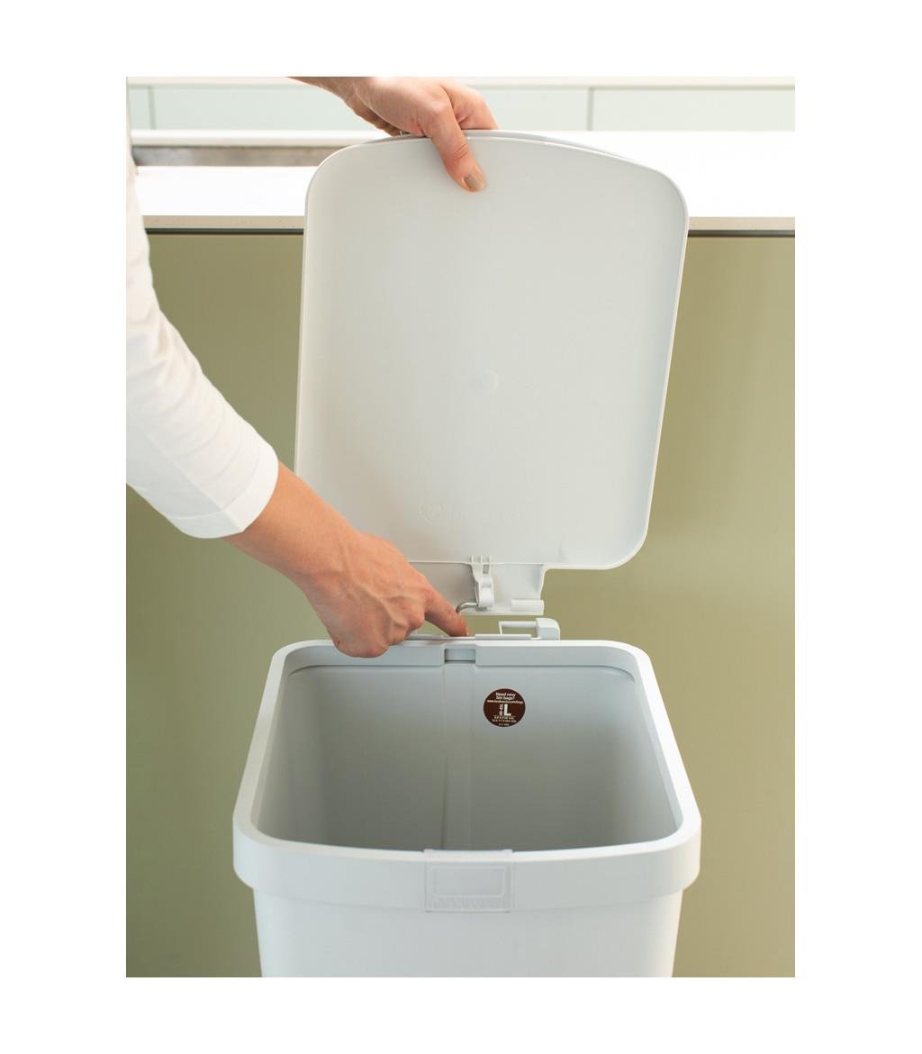 Brabantia Stepup Açık Gri Plastik Pedallı Çöp Kutusu 40L