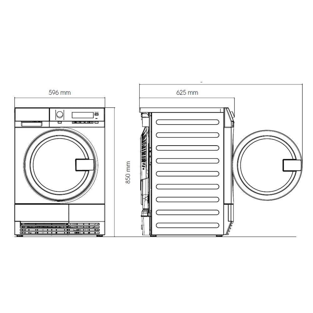 Electrolux Professional myPRO TE1120 Kurutma Makinesi 8 KG
