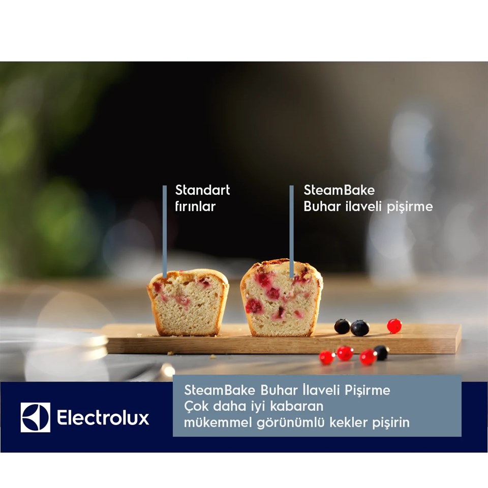 Electrolüx KODEC70X SteamBake Buhar İlaveli Katalitik Ankastre Fırın