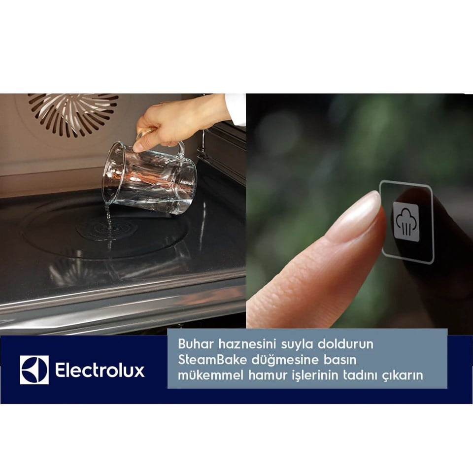 Electrolüx KODEC70X SteamBake Buhar İlaveli Katalitik Ankastre Fırın