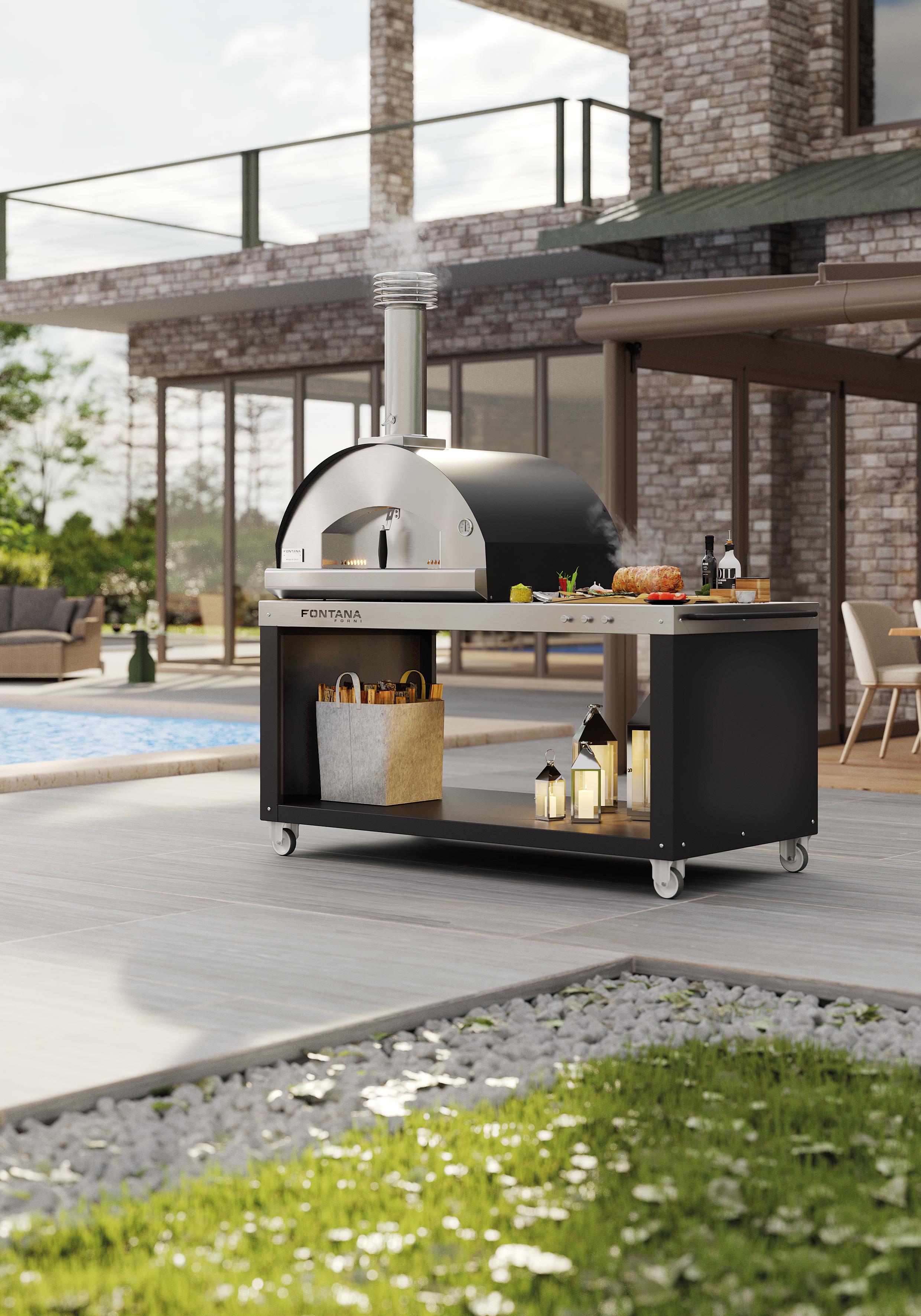 Fontana Forni Mangiafuoco Odunlu Pizza Fırını ( Tezgah Üstü )