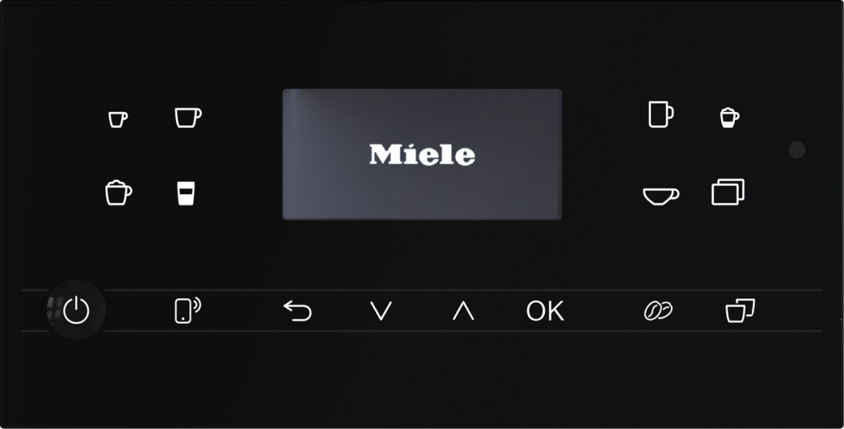Miele CM 6160 MilkPerfection Tam Otomatik Solo Kahve Makinesi - Siyah