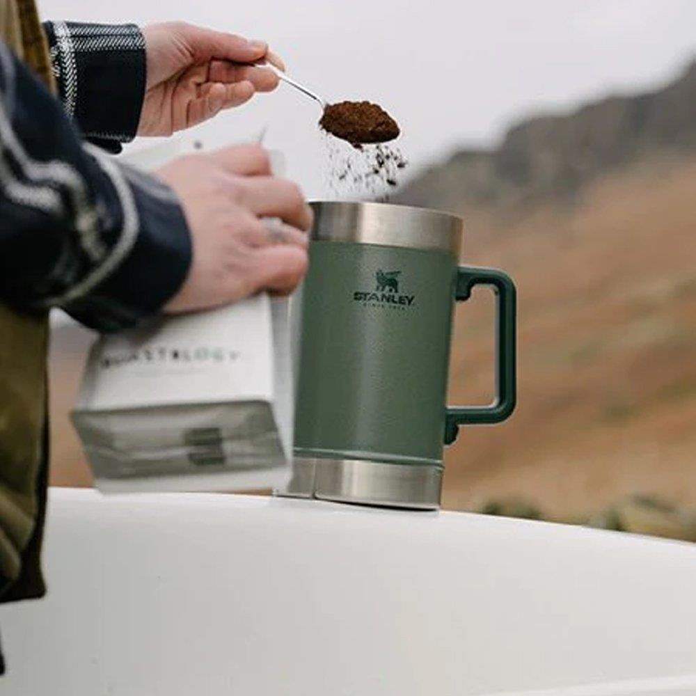 Stanley Klasik French Press Termos 1.4 Lt - Hammertone Green