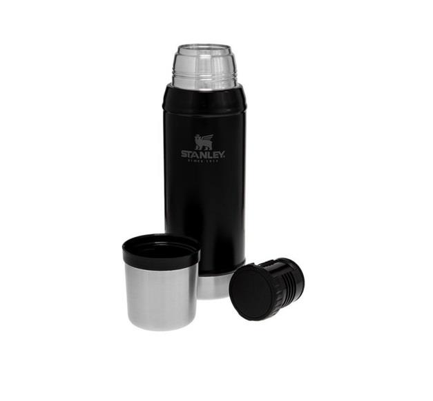 Stanley Klasik Vakumlu Paslanmaz Çelik Termos 0.75 LT - Matte Black Pebble