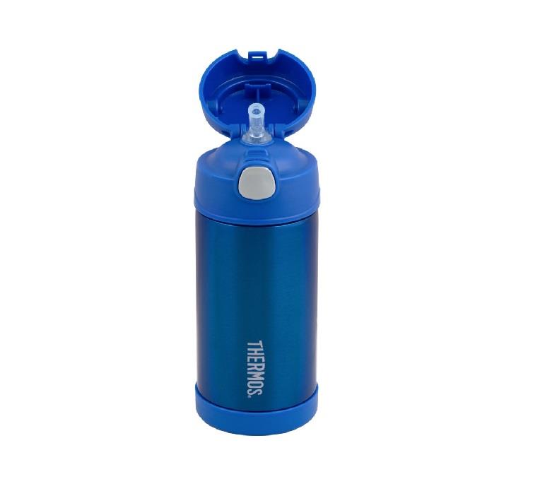 Thermos F401 Funtainer SS Çocuk Pipetli Termos 0,355L 108674 Mavi