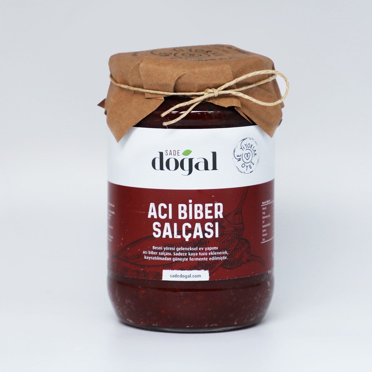 Ev Yapımı Acı Biber Salçası 720g