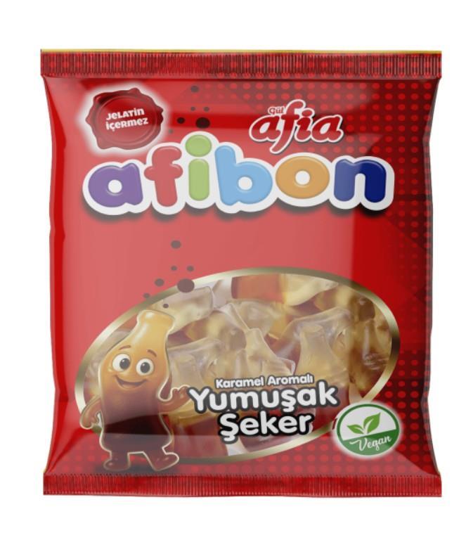 Afia Afibon Karamel Aromalı Yumuşak Şeker 80 Gr*2 Adet