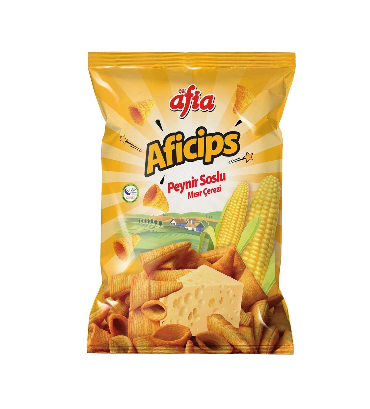 Afia Aficips Peynirli Mısır Cips 50 Gr.