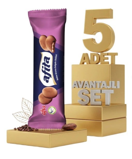 Afia Afita Kakaolu Krema Dolgulu Bisküvi 70 Gr 4 Alana 1 Bedava