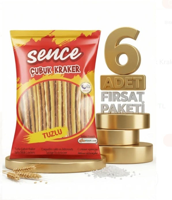 Afia Sence Tuzlu Çubuk Kraker 6x40 Gr