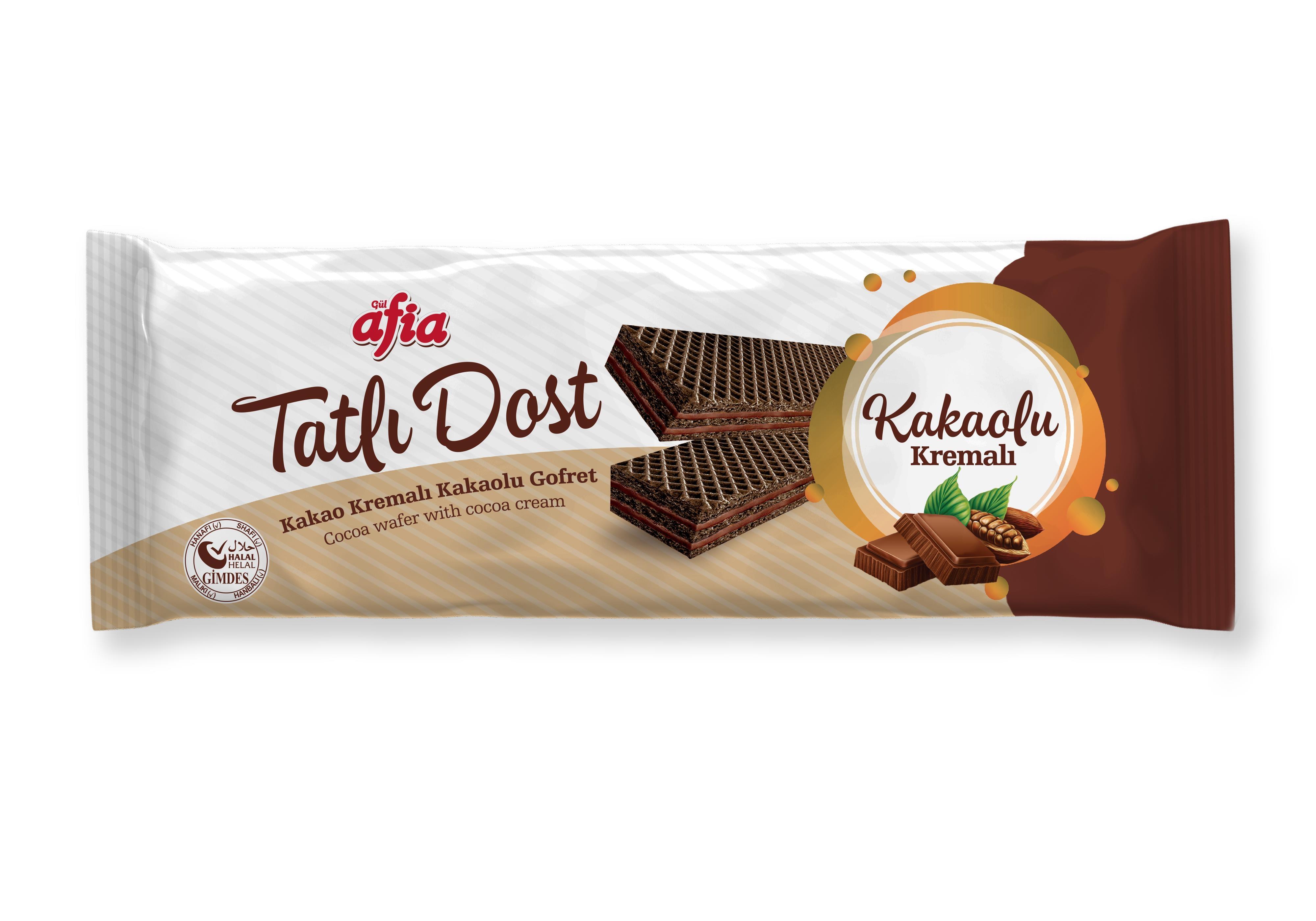 Afia Tatlı Dost Kakao Kremalı Gofret 140 gr 5 Alana 1 Bedava