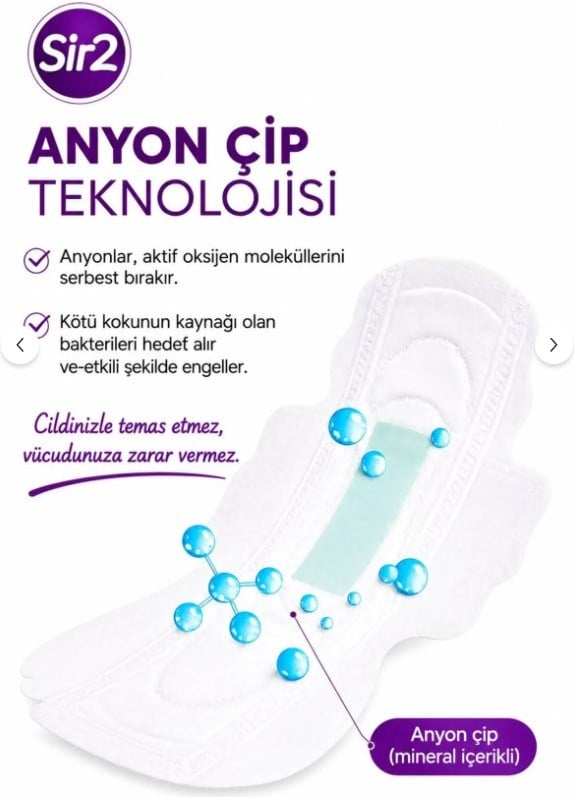 Angels secret Gece Süper Emici Ultra İnce Anyonlu Hijyenik Ped 4lü