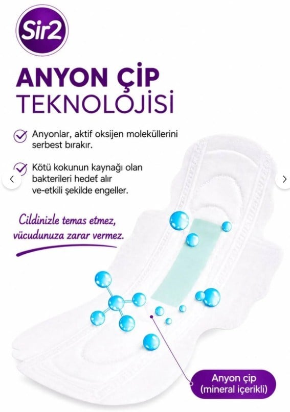Angels secret Günlük Ultra İnce pamuksu Anyonlu Hijyenik Ped