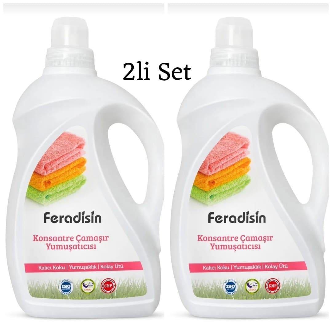 Feradisin Bitkisel Çamaşır Yumuşatıcısı 2lt  * 2li Set
