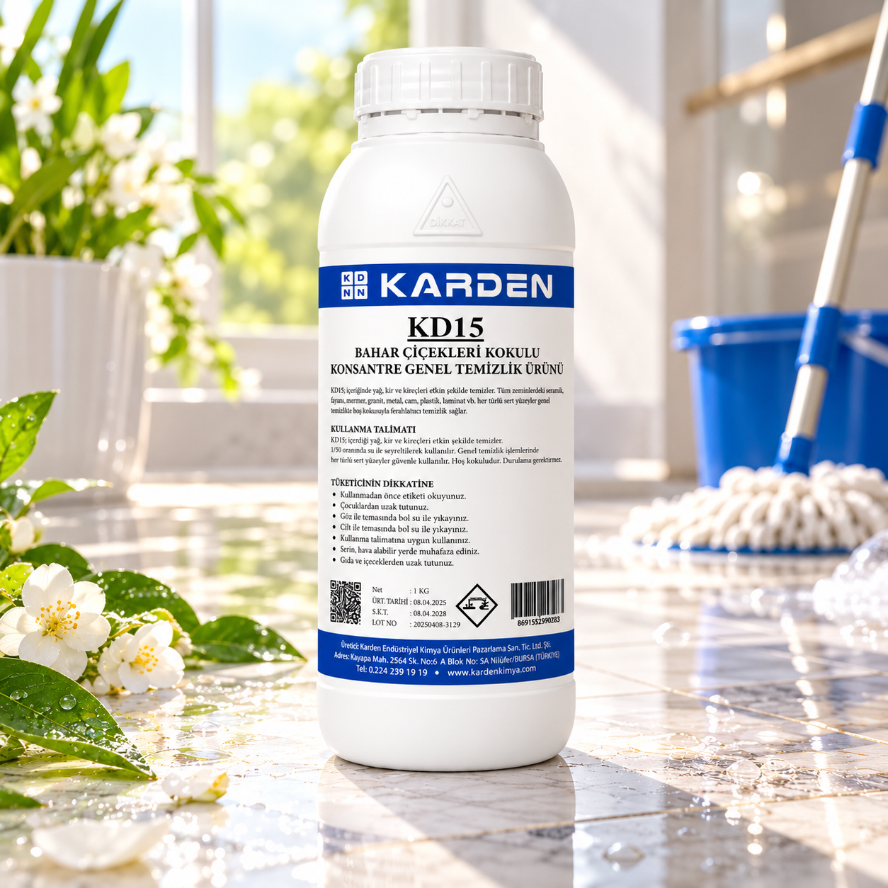 Karden Bahar Çiçekleri Genel Temizleyici 1 Lt