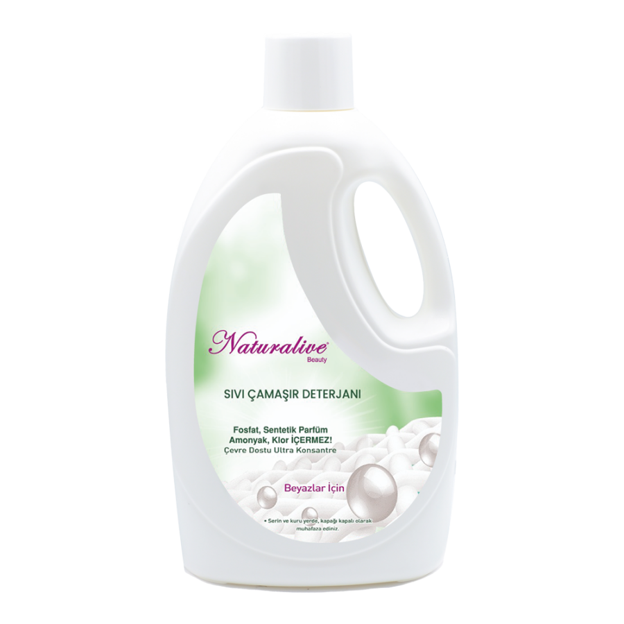 Naturalive Beyazlar İçin Çamaşır Makinesi Deterjanı 2.5lt