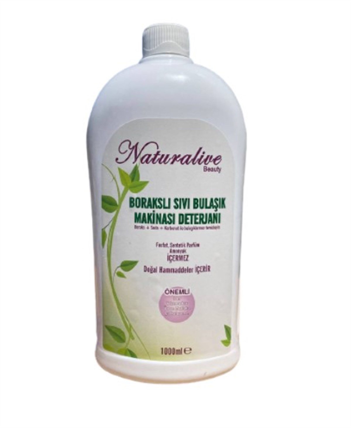 Naturalive Sıvı Bulaşık Makina Deterjan 1lt (66 YIKAMA)