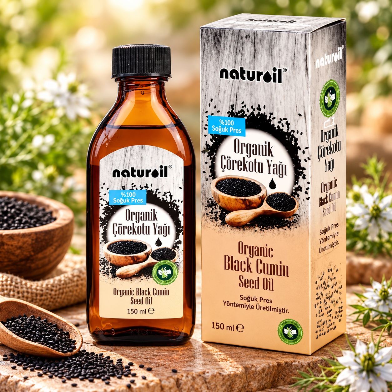 Naturoil Organik Çörekotu Yağı 150 ml