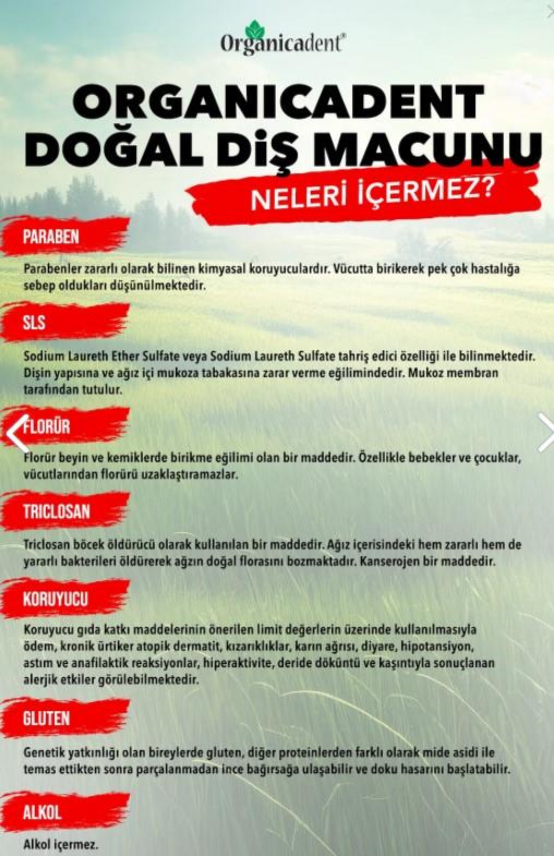 Organicadent Doğal Diş Macunu 105 gr