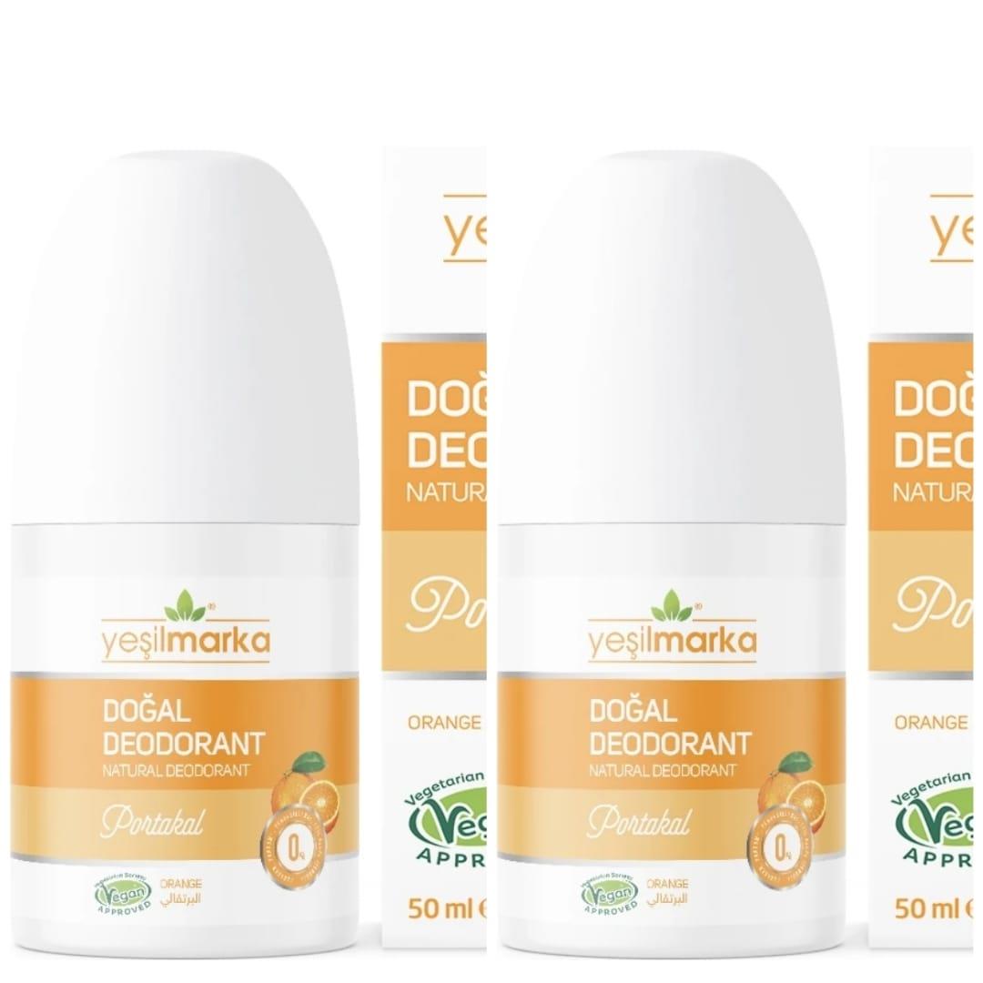 Yeşilmarka Doğal Deodorant – Portakal 50ml*2li Set