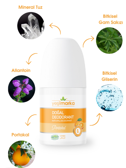 Yeşilmarka Doğal Deodorant- Portakallı