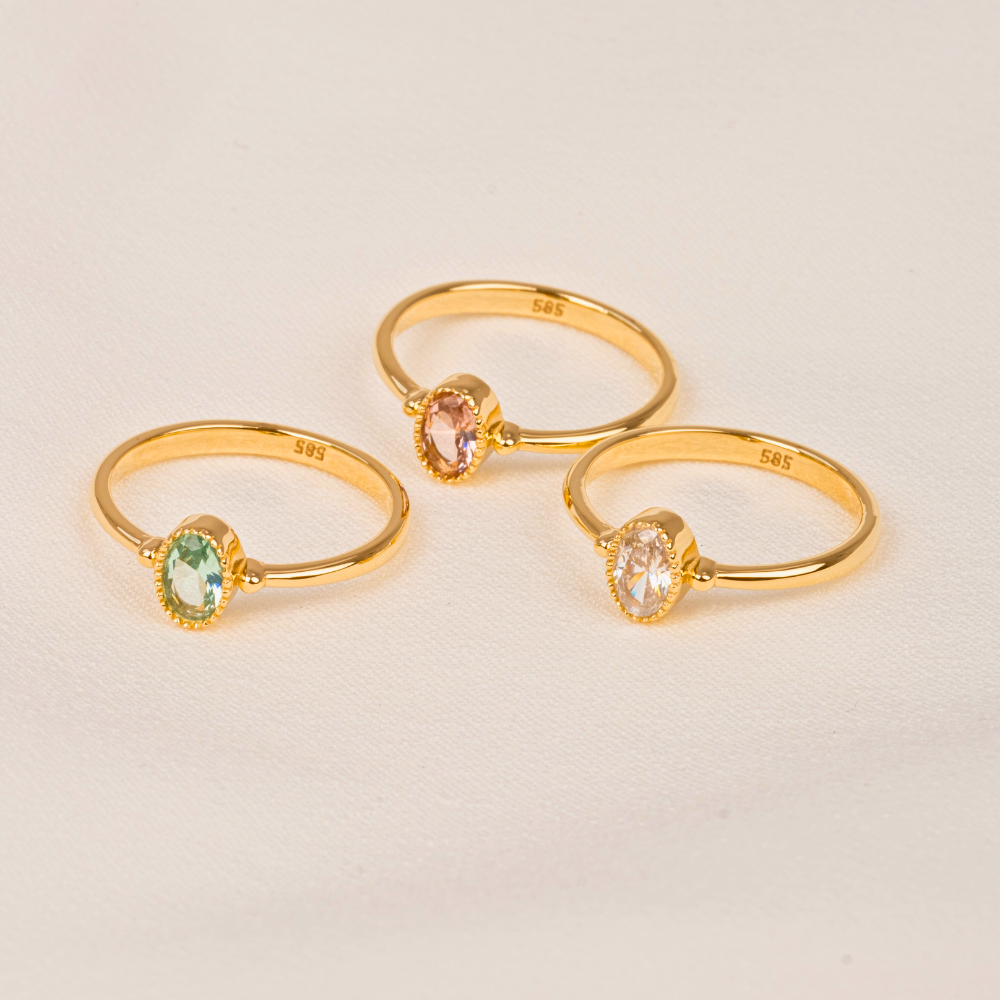 FasekGoldGÜMÜŞ0.35 Karat Signity Swarovski Taşlı Güverseli Tektaş 925 Ayar GümüşYüzük