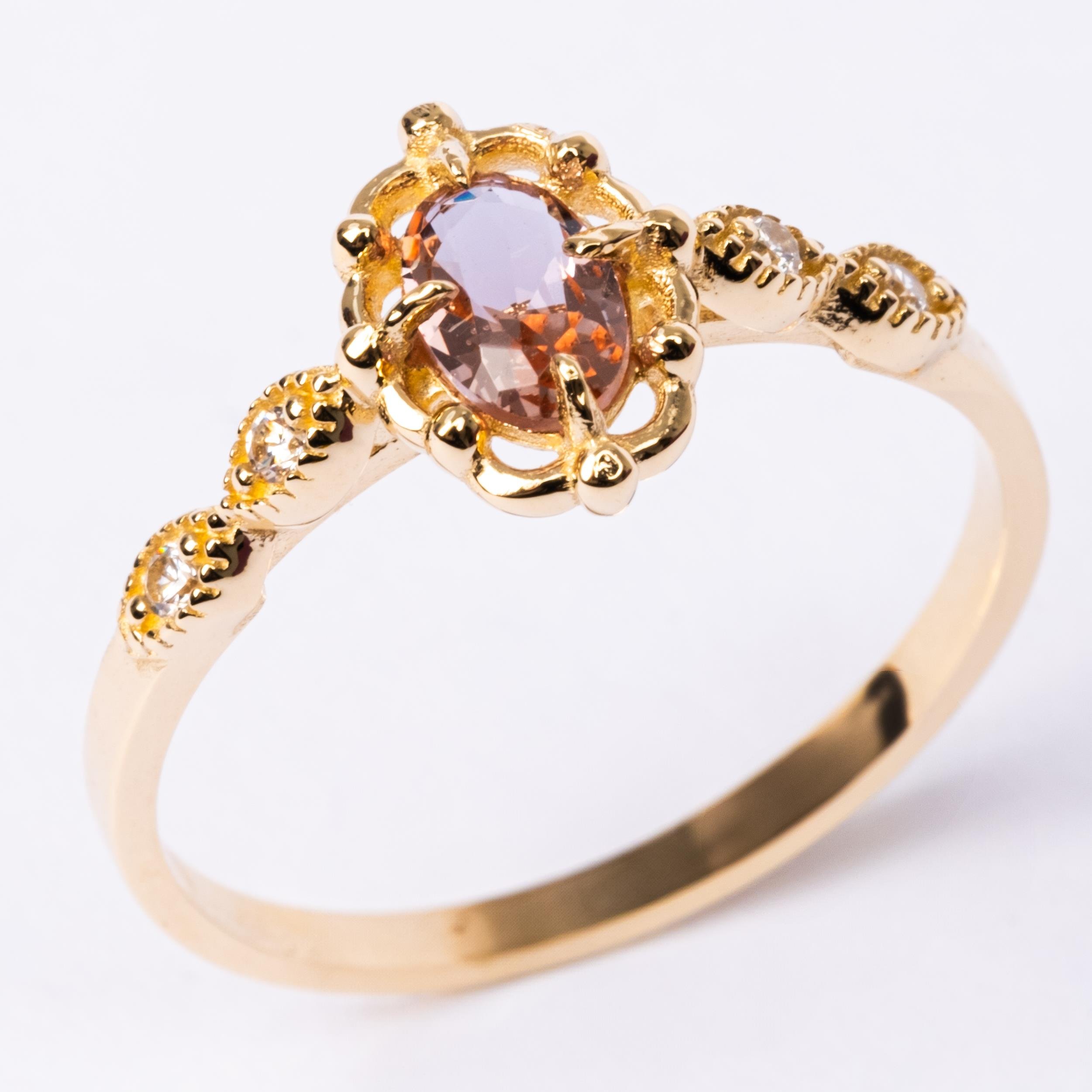 FasekGoldGÜMÜŞ0.60 Karat Zultanit Taşlı Gelin Başı Modern Tasarım Tek Taş 925 Ayar Evlilik Teklifi Gümüş Yüzük