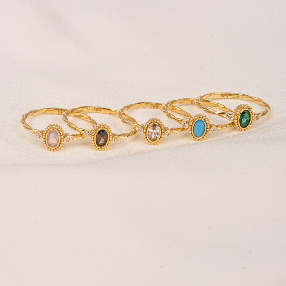 FasekGoldGÜMÜŞ0,55 CT Brown (Smoky) 0,10Ct Pırlanta Taşlı Tektaş Evlilik Teklifi Yüzüğü-Brown Tektaş Gümüş Yüzük