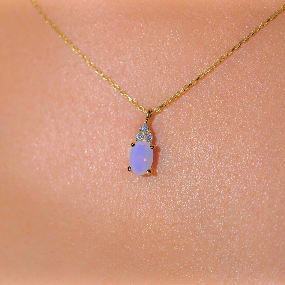 Huma GoldKOLYELER0,60 CT Pembe Quarz 0,10 CT Pırlanta(Sıgnty) Taşlı Modern Tasarım Altın Kolye-14 Ayar Hediye Altın Kolye
