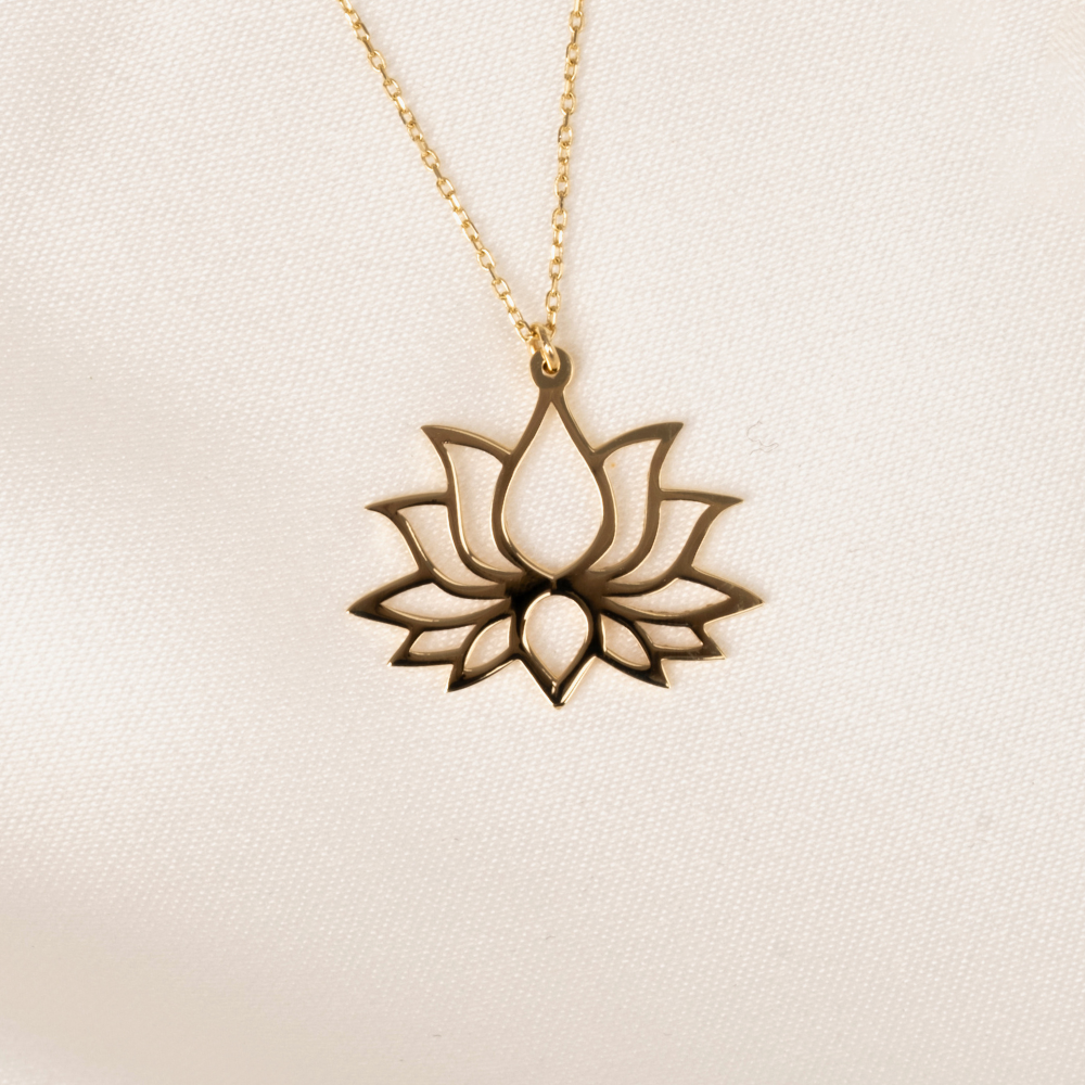 FasekGoldKOLYELERAltın Kolye - Lotus 14 Ayar Altın Kolye
