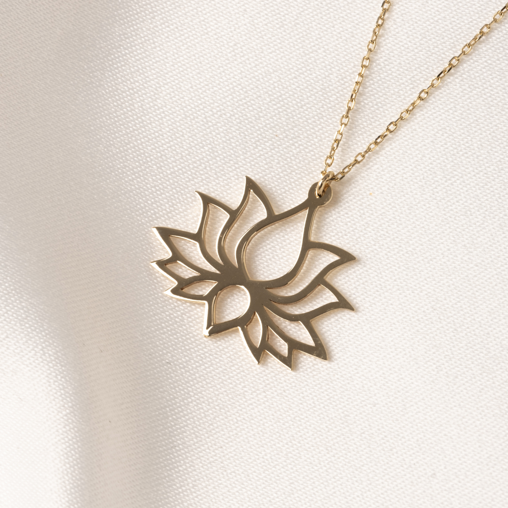 FasekGoldKOLYELERAltın Kolye - Lotus 14 Ayar Altın Kolye