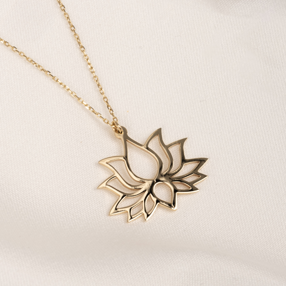 FasekGoldKOLYELERAltın Kolye - Lotus 14 Ayar Altın Kolye