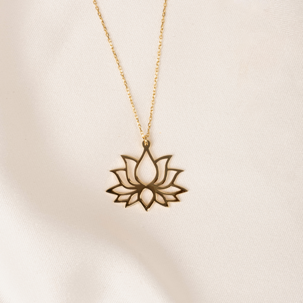 FasekGoldKOLYELERAltın Kolye - Lotus 14 Ayar Altın Kolye