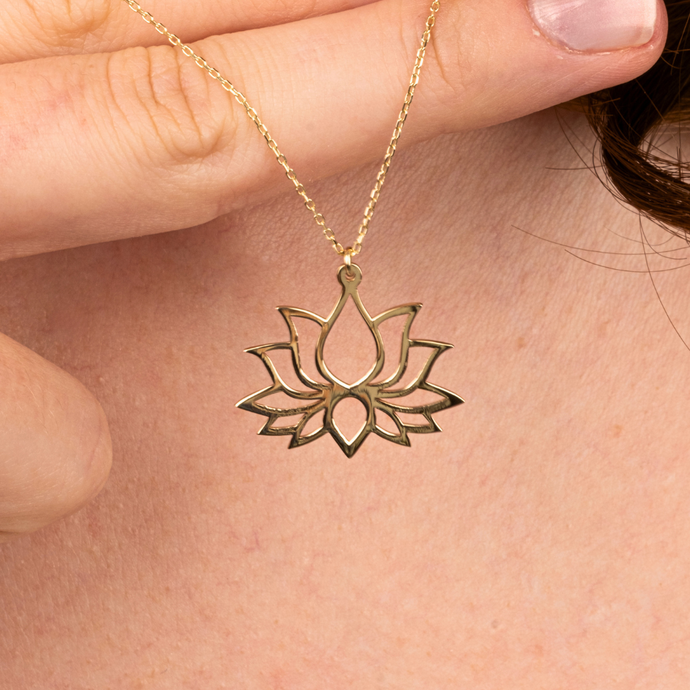FasekGoldKOLYELERAltın Kolye - Lotus 14 Ayar Altın Kolye