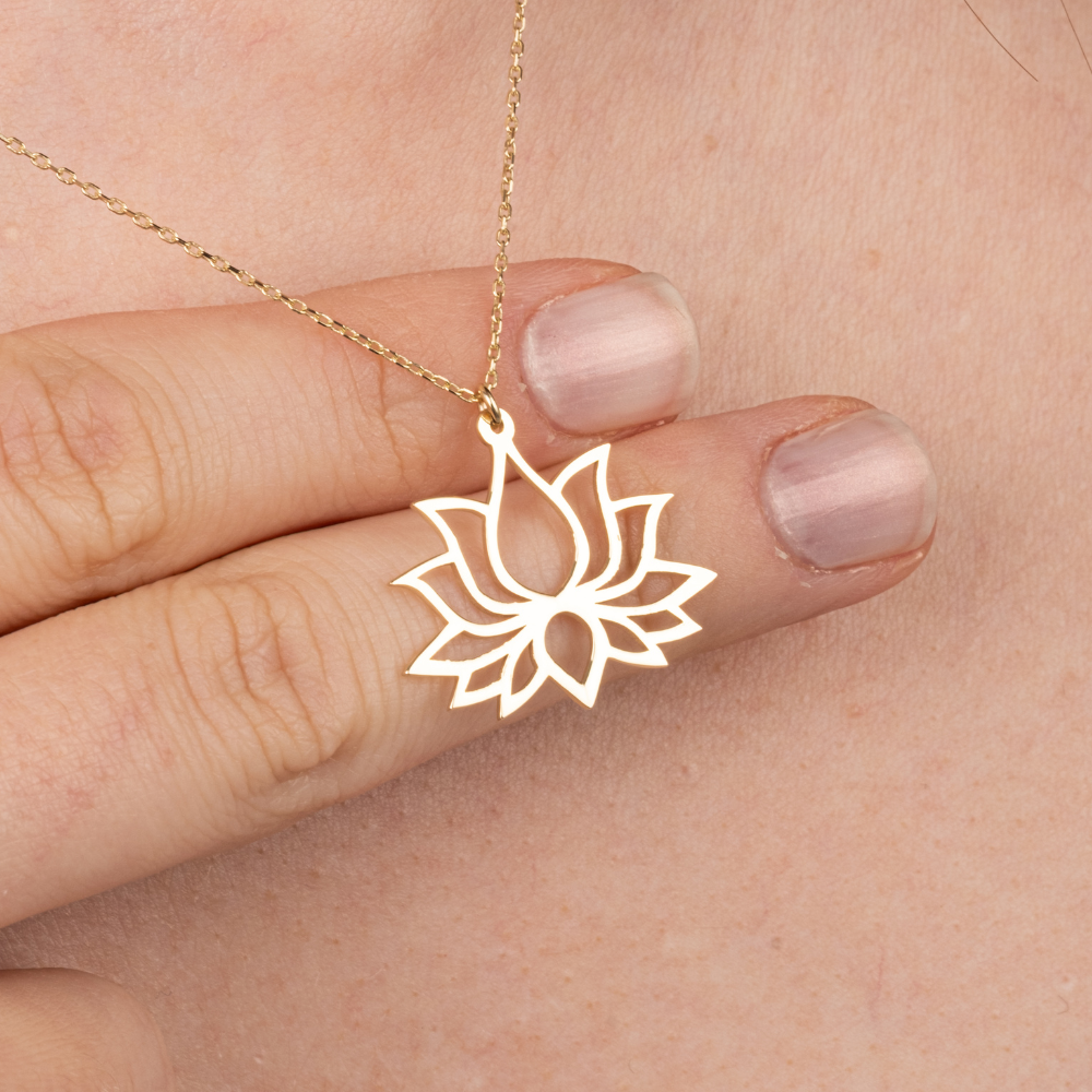 FasekGoldKOLYELERAltın Kolye - Lotus 14 Ayar Altın Kolye