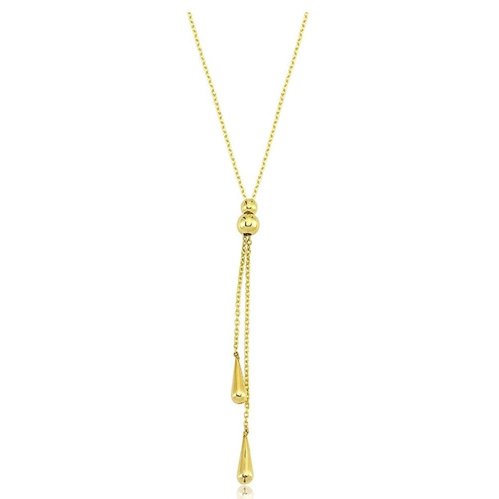 FasekGoldKOLYELERAşk Düğümü Tasarım Modern Stil Taşsız Gösterişli 14 Ayar Altın Kolye