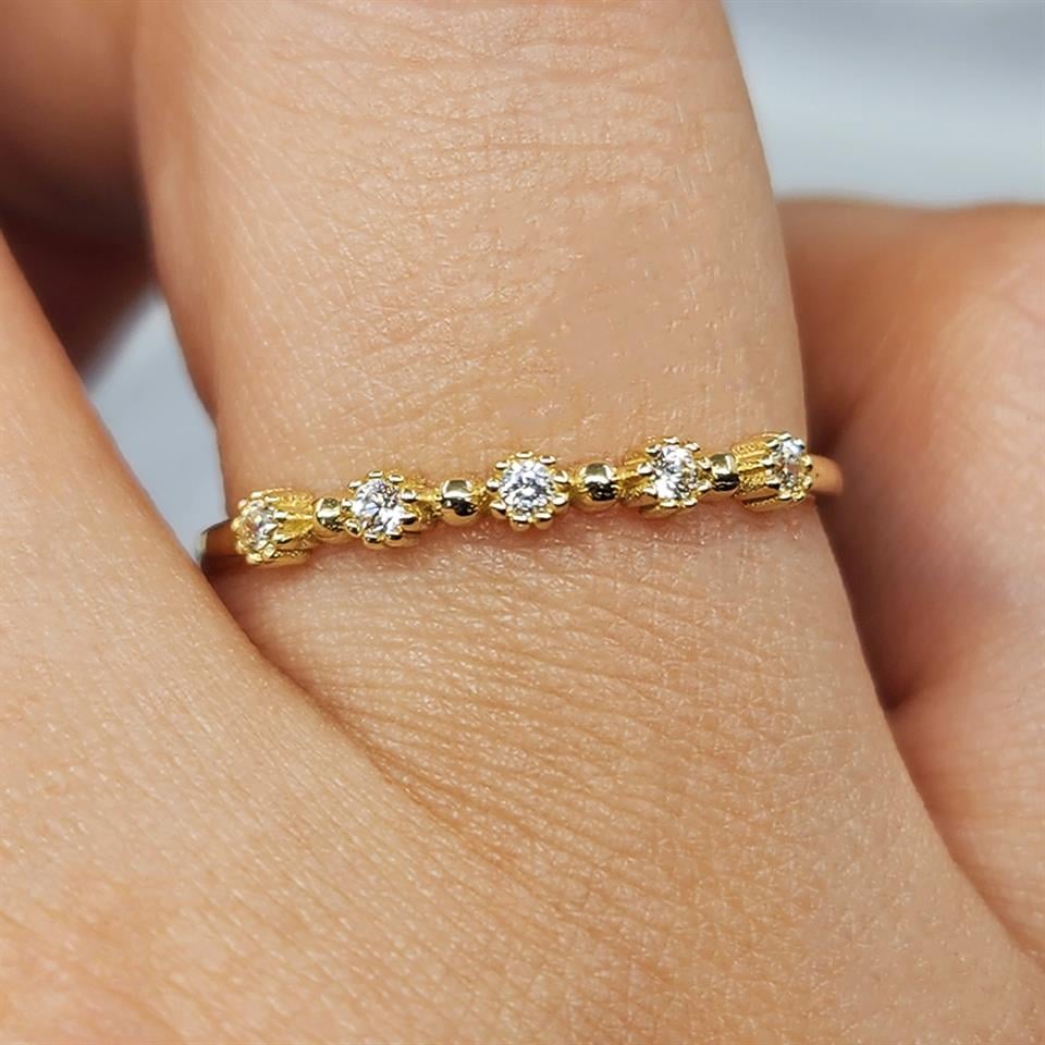 FasekGoldGÜMÜŞBeş Taş 0,45CT Pırlanta Montörü Evlilik Alyansı-Pırlanta(Signity Taşlı)Alyans-Hediye Gümüş Yüzük 