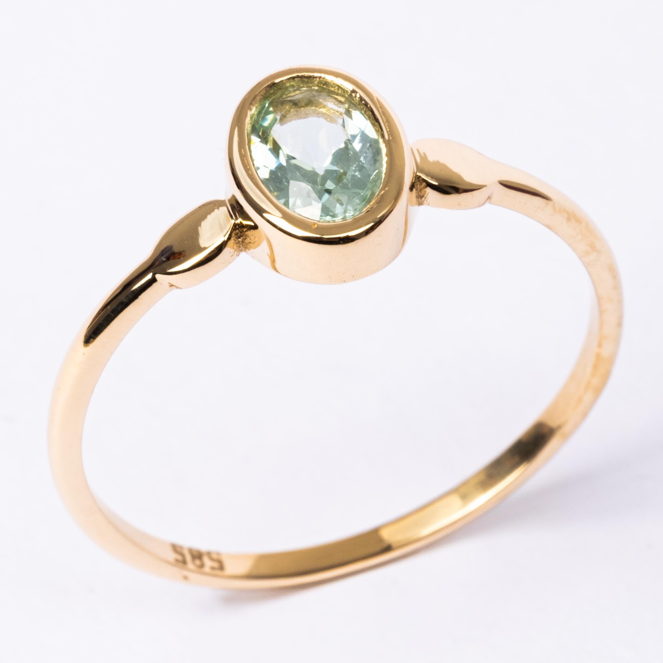 FasekGoldGÜMÜŞGreen Taşlı Tek Taş Evlilik Teklifi Yüzüğü-0.90 Karat Kristal Opal 925 Ayar Gümüş Yüzük