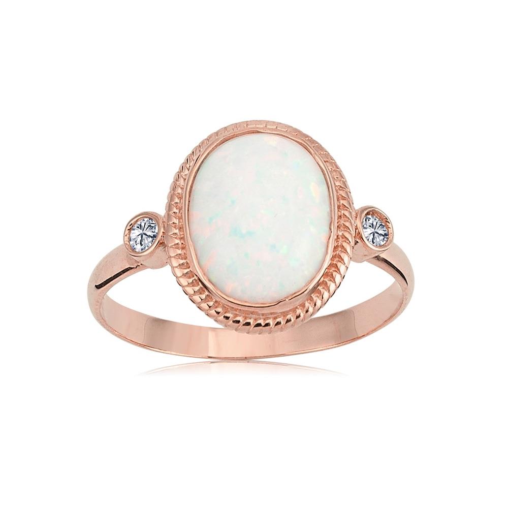 FasekGoldYÜZÜKLERVintage Opal Taşlı 14 Ayar Altın Yüzük-Otantik Opal Taşlı Altın Yüzük-Hediye 14 Ayar Altın Yüzük