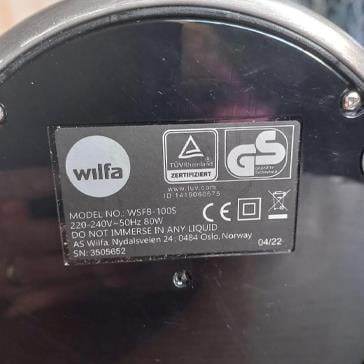 2. El Wilfa - Uniform 58mm Flat Dişli Kahve Öğütücü - Gümüş - WSFB-100S