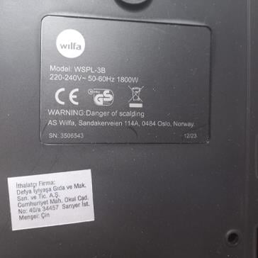 2. El Wilfa - Performance Filtre Kahve Makinesi 1,800W 1.25 Lt. - WSPL-3B