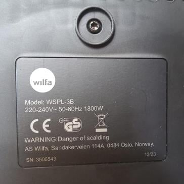 2. El Wilfa - Performance Filtre Kahve Makinesi 1,800W 1.25 Lt. - WSPL-3B