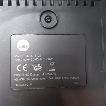 2.El Wilfa - Performance Termoslu Filtre Kahve Makinesi 1,800W 1.25 Lt. - CM9B-T125