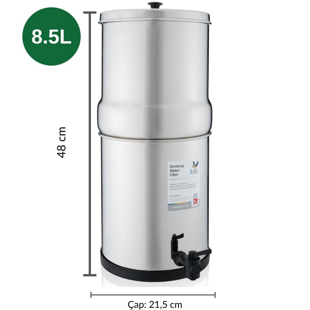 British Berkefeld 8.5 Lt. Portatif Su Arıtma Cihazı – 4 Filtre