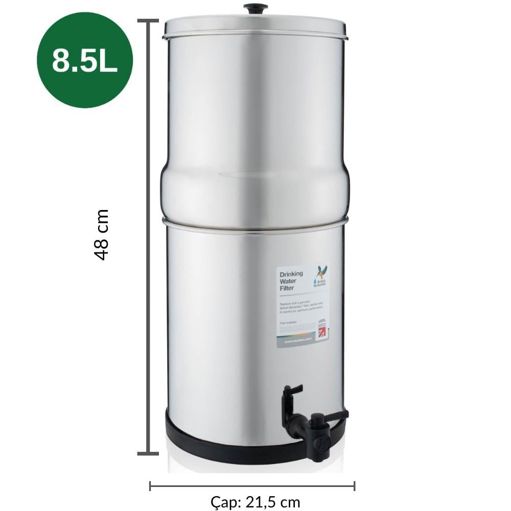 British Berkefeld 8.5 Lt. Portatif Su Arıtma Cihazı (Florür Filtreli)