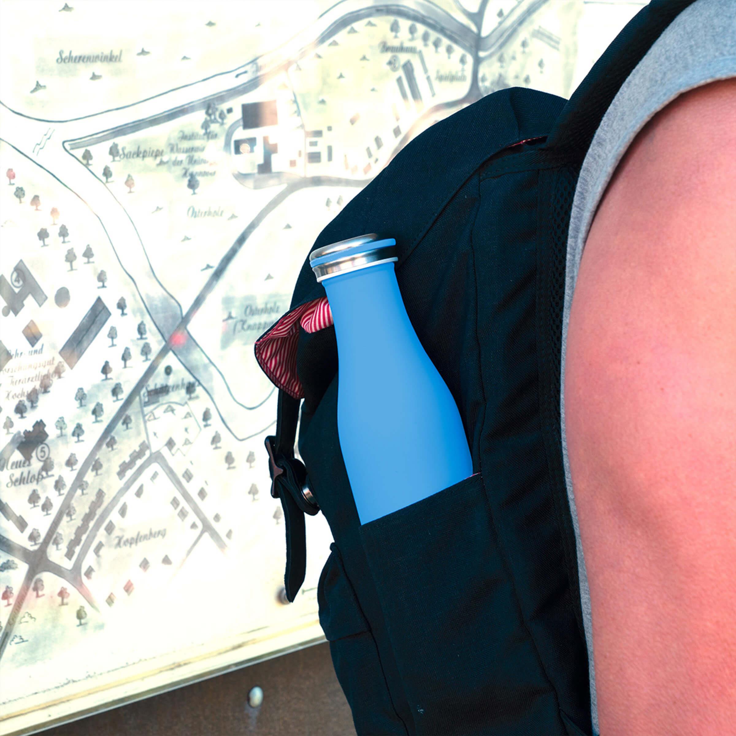 Lurch - 500 ml Okyanus Mavi, Paslanmaz Çelik Termos - Çift Cidarlı, Sızdırmaz - 240855