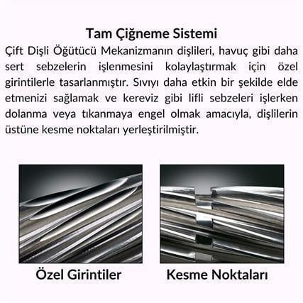 Tribest - Greenstar Elite Soğuk Sıkım Meyve Ve Sebze Sıkacağı - GSE-5000-F-Beyaz