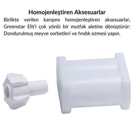 Tribest - Greenstar Elite Soğuk Sıkım Meyve Ve Sebze Sıkacağı - GSE-5010-F-Siyah